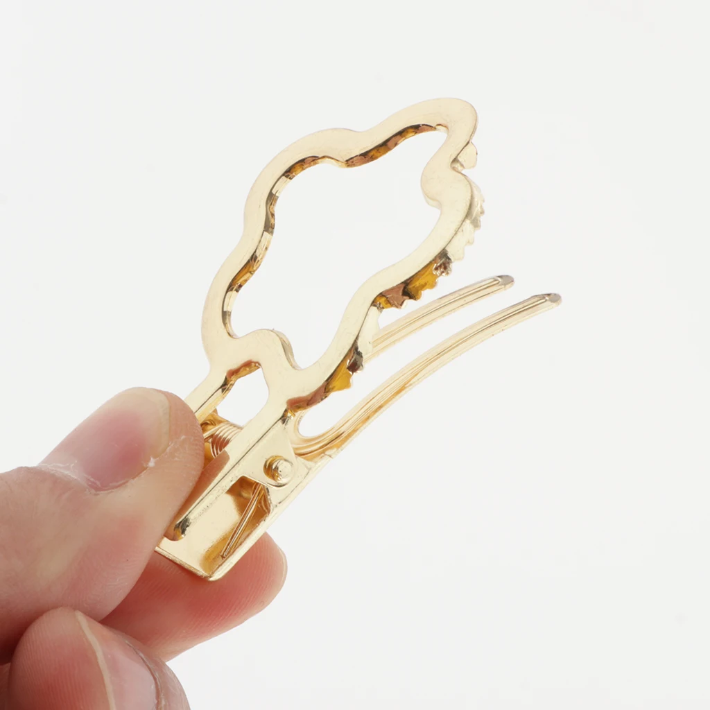 20 pcs Sexy Lady Hair Pin Golden Heart Hair Clip Girl Friend Dating Jewelry