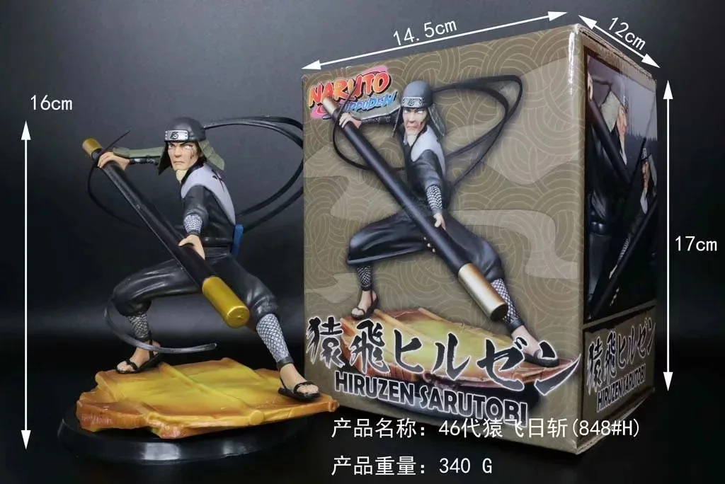 

Anime NARUTO SHIPPUDEN Sarutobi Hiruzen Figure Model Toys