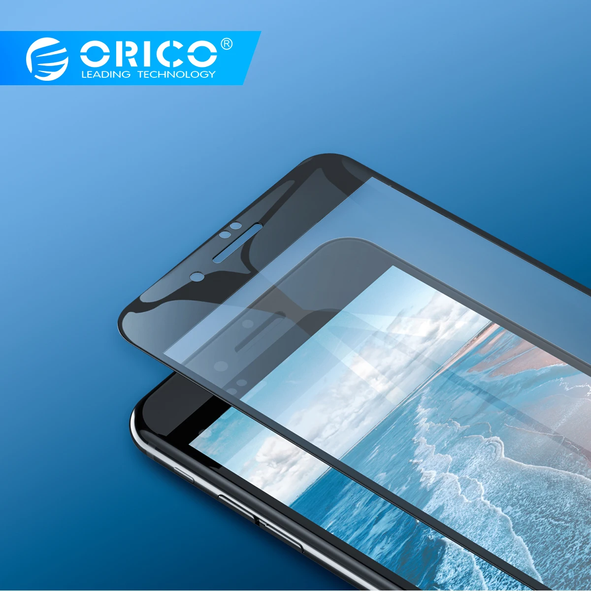 

ORICO Tempered Glass Screen Protector for iphone 6 6S 7 8 Plus Anti Blue Light 3D Curved Toughened Film Privacy Anti Spy