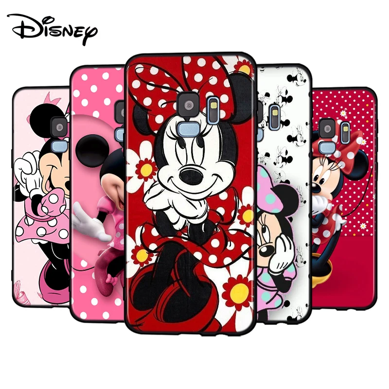 Silicone Case Disney Minnie Mouse For Samsung Galaxy A9 A8 A7 A6 A6S A8S Plus A5 A3 Star 2018 2017 2016 Phone | Мобильные телефоны