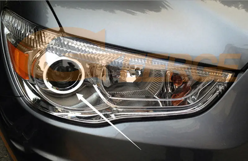 Для Mitsubishi ASX 2010 2011 2012 2013 2014 2015 2016 отличный ультра яркий CCFL ангельские глазки Halo