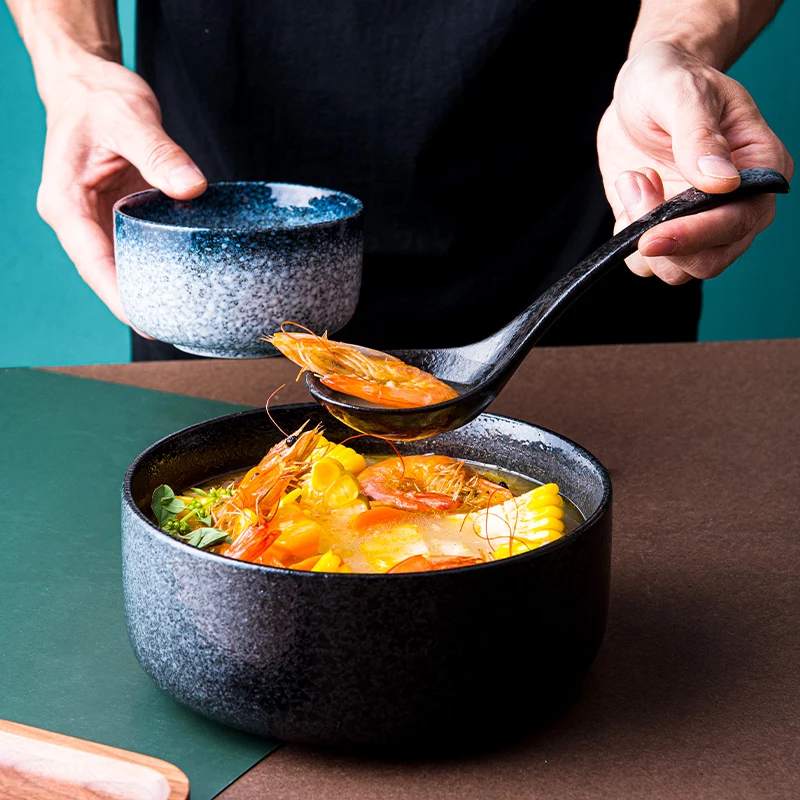 1 шт. японская керамическая кухонная ложка с длинной ручкой|Ложки| |