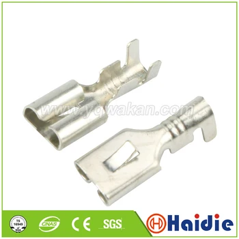 

Free shipping 50pcs terminal auto wiring terminals contacts crimp pin loose Tin-plated terminals DJ623-E6.3A