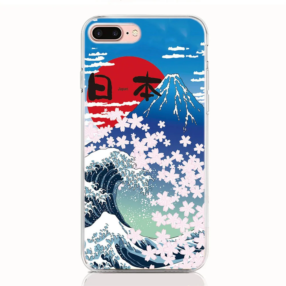 For Nokia 8 3 5 3 7 2 6 2 2 3 2 1 X71 1 3 1 7 1 8 1 Plus C1 Case Print Cartoon Wave Art Japanese Cover Coque Shell Phone Cases Phone Case Covers Aliexpress