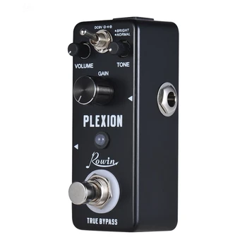 

Plexion Distortion Pedal for Guitar and Bass with Bright and Normal Mode True Bypass