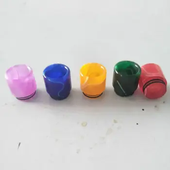 

colorful acrylic Drip Tip Mouthpiece for 810 Thread Atomizer V8 Big Baby V12 Prince Sticke V8 E Cigarette Accessories Drip Tip