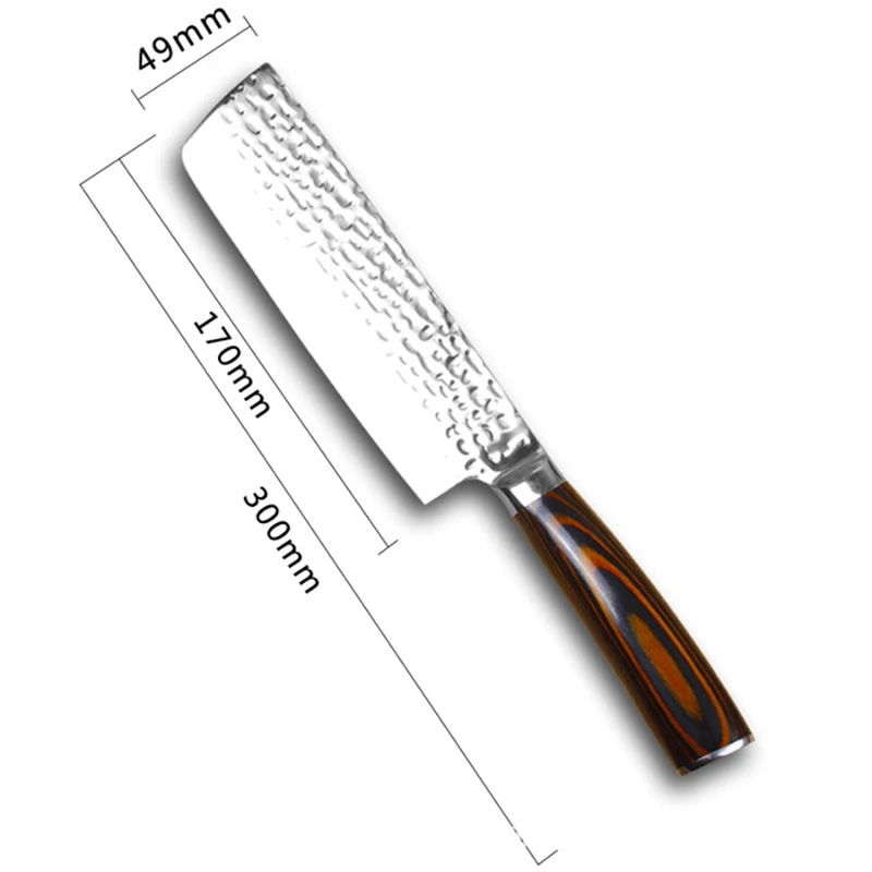 " Профессиональный кухонный нож шеф-повара, нож из нержавеющей стали, лазерный нож, дамасский узор, инструмент для овощей, кухонные ножи