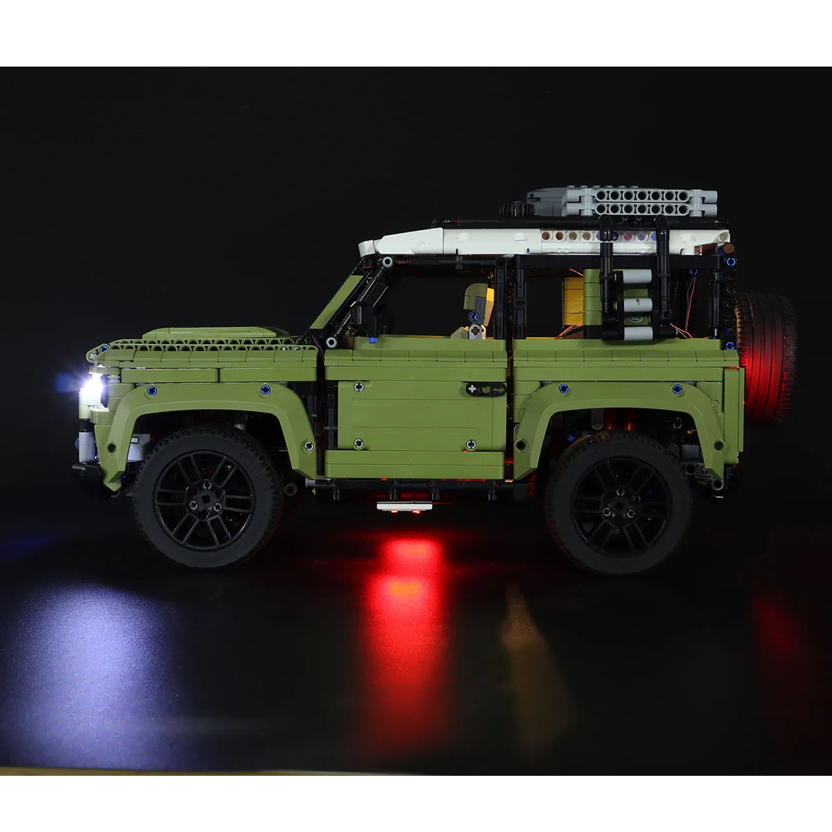 Светодиодный со светодиодсветильник кой для 42110 техники Land Rover Defender игрушечные