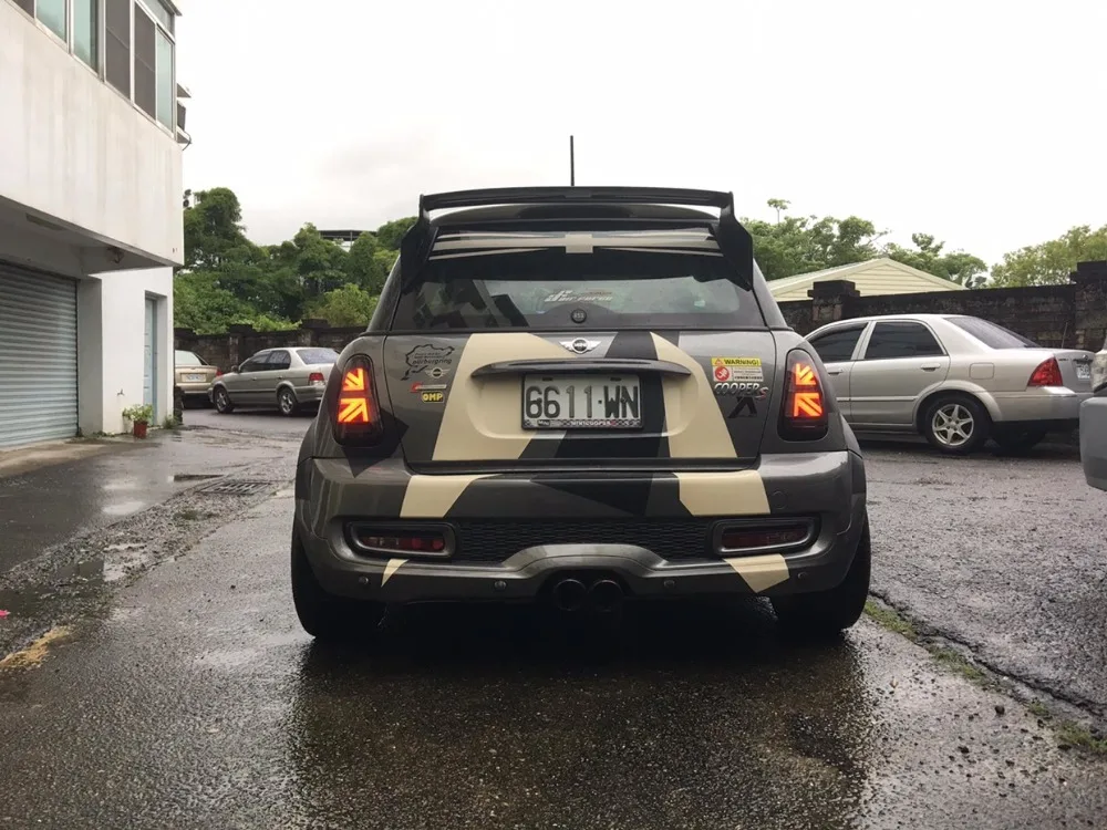 Автомобильный Стайлинг светодиодный R55 R56 R57 задний фонарь чехол для Mini Cooper Clubman R55 R56 R57 задние фонари 2007-2013 светодиодный задний фонарь задний светодиодный фонарь