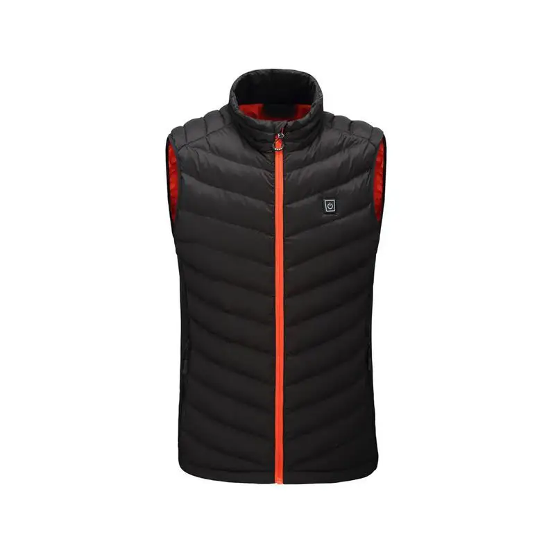 

2018 Winter Thermal Heated Vest USB Infrared Electric Men Women Heating Jacket Feather Warm Casual Waistcoat