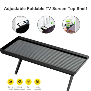 

Adjustable Screen Top Shelf Display Shelf Computer Monitor Riser Desktop Stand TV Rack Storage Desk