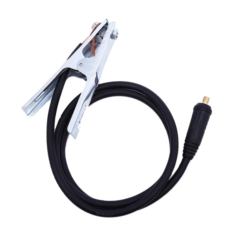 Retail 300A Ground Welding Earth Cable Clamp Clip for MIG TIG ARC Welder 1.5M/ Cable 10-25 Plug Weld Holder Welding Soldering Su