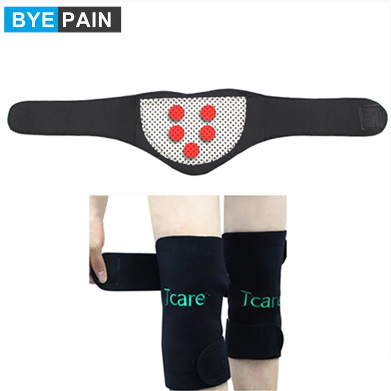 

Tcare Self Heating Knee Support Brace Kneepads Neck Protector Massager Magnetic Therapy Tourmaline Brace Set