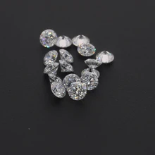 0.12ct маленький размер искусственный бриллиант GH цвет SI Ясность Круглый Алмаз вдвт высокого качества свободный лабораторный алмаз для обручального кольца