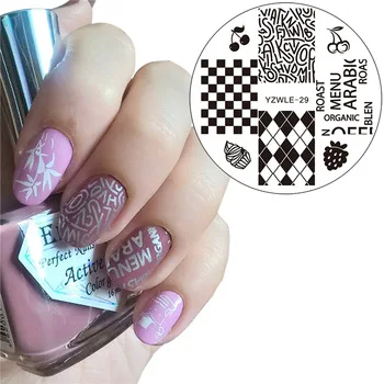 2017 New Beauty Nail Stamping Plates Nail Art Image Konad Nail Art Stamps Plates Manicure Template Nail Tool