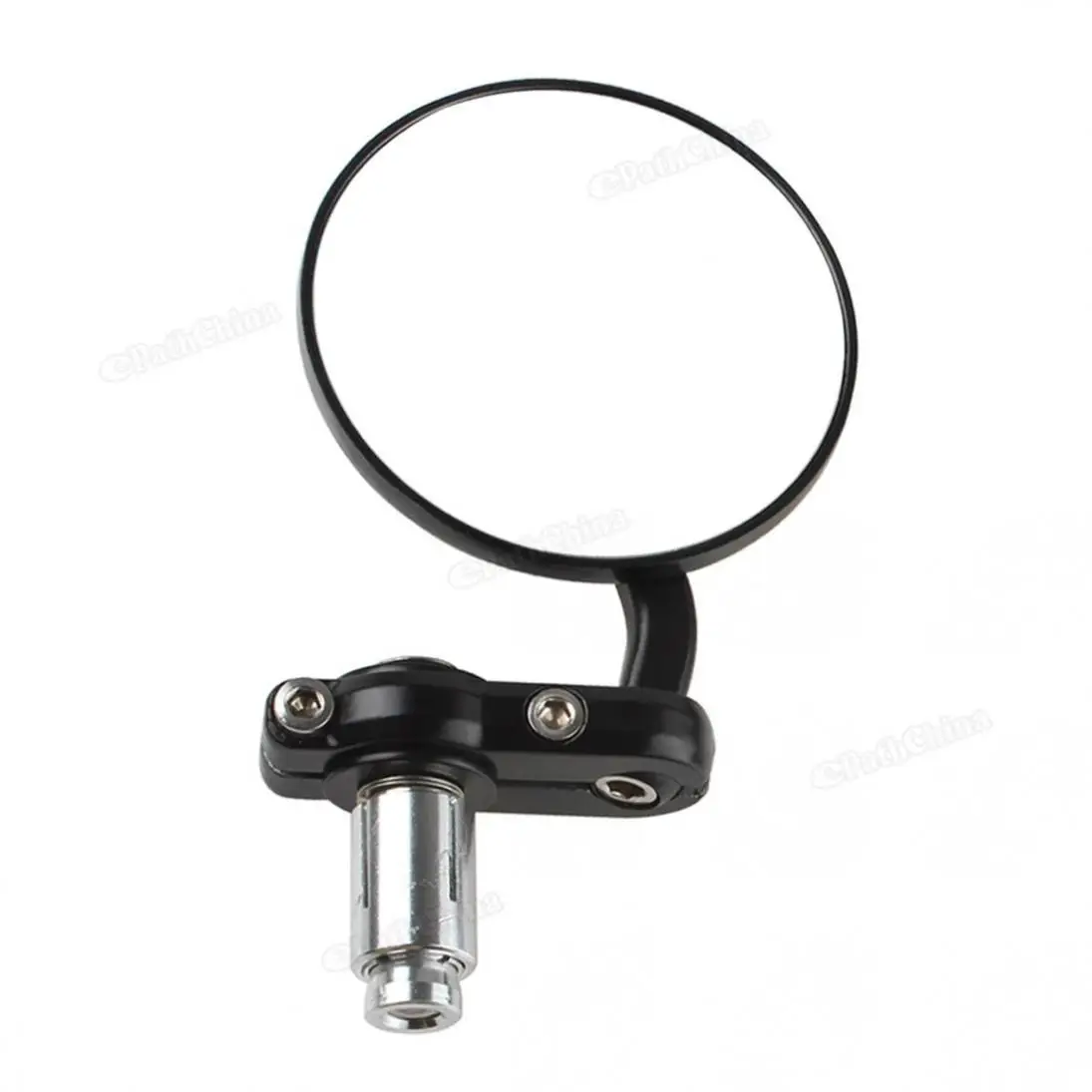 2Pcs Universal Motorcycle Mirror Aluminum Black 22mm Handle Bar End Rearview Side Mirrors Motor Accessories