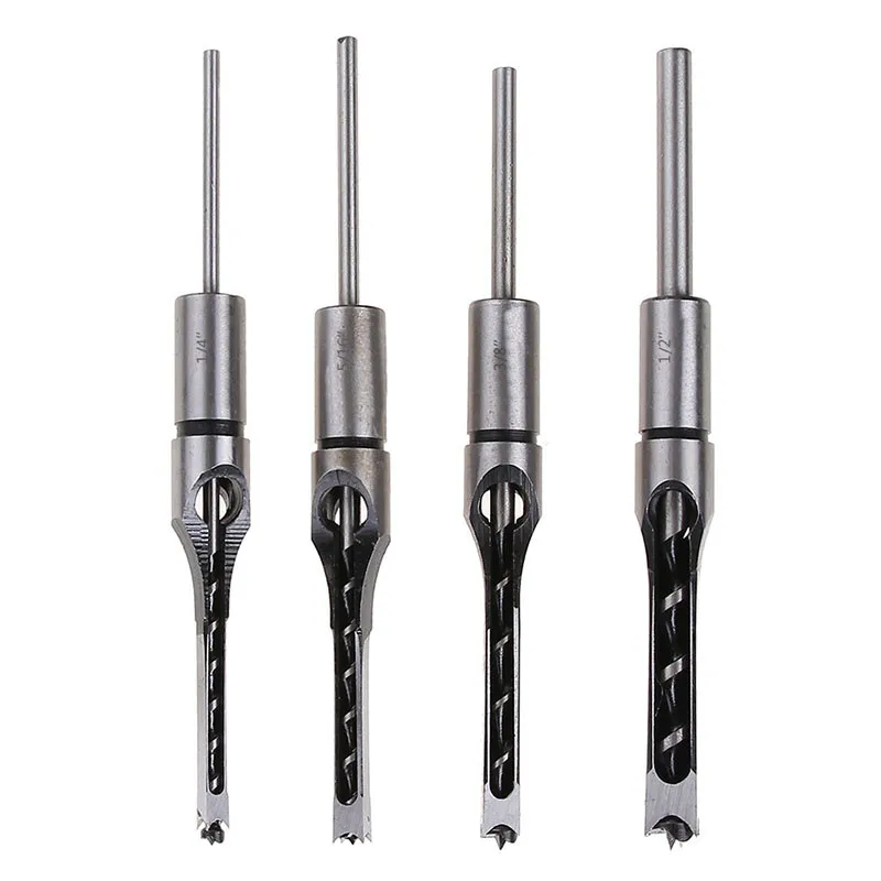 

Square Hole Drill Bit High-speed Steel Drilling Holes in Woodwork Utility Model Electric Drill Bit Tool Mortising Chisel