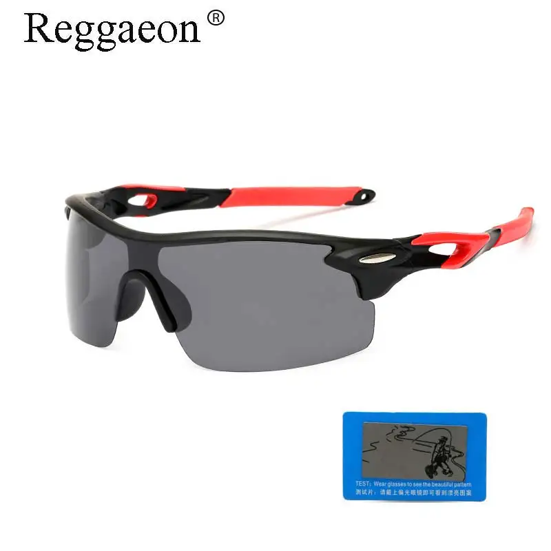 Спортивные поляризационные солнцезащитные очки reggaeon Polaroid UV400 ветрозащитные для