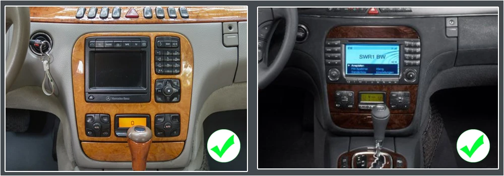 Top Android 2 Din Car radio Multimedia Video Player auto Stereo GPS MAP For Mercedes Benz S Class W220 1995~2005 Media Navi Navigati 2