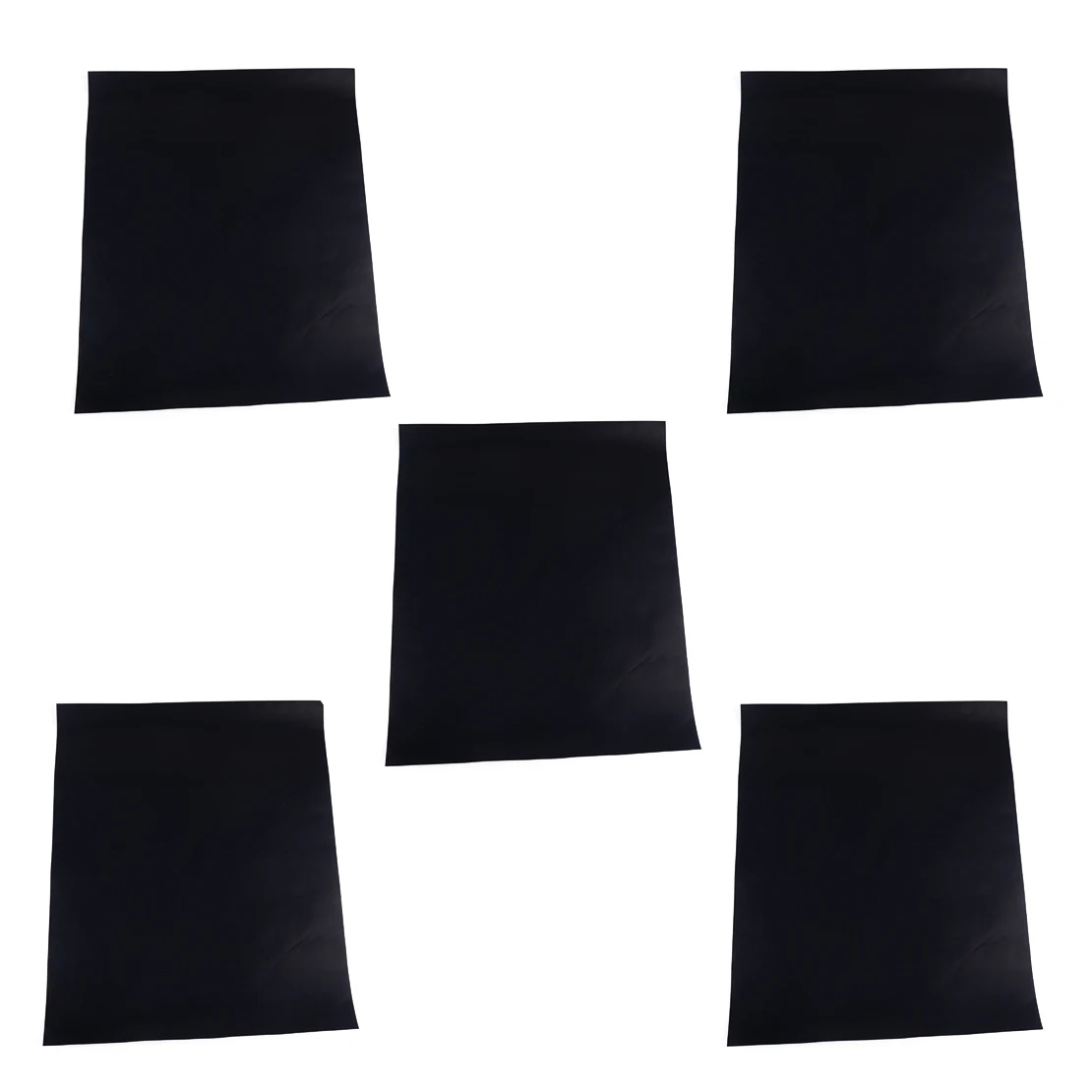 

LETAOSK 5pcs Black Non Stick Home Outdoor BBQ Bake Barbecue Cooking Grill Mat Pad Sheet Tool 400x330x0.2mm