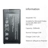 Battery BV-T5C 2500mAh For Microsoft Nokia Lumia 640 RM-1109 RM-1113 RM-1072 RM-1073 RM-1077 RM BV T5C ► Photo 2/6