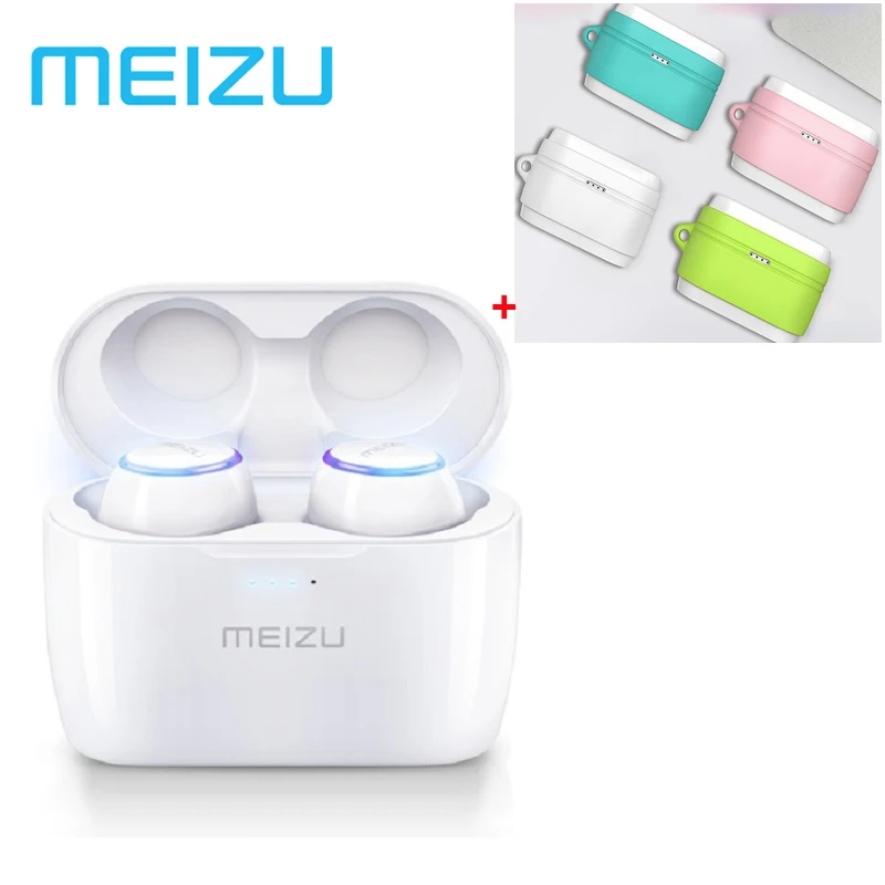 Оригинальные двойные беспроводные наушники Meizu POP TW50 мини гарнитура TWS спортивные