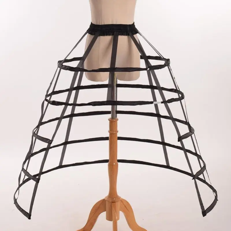 Babados Pássaro Gaiola Fishbone Saia Apoio Meninas Cosplay Petticoat Oco 8 High Quality Casamentos e Eventos