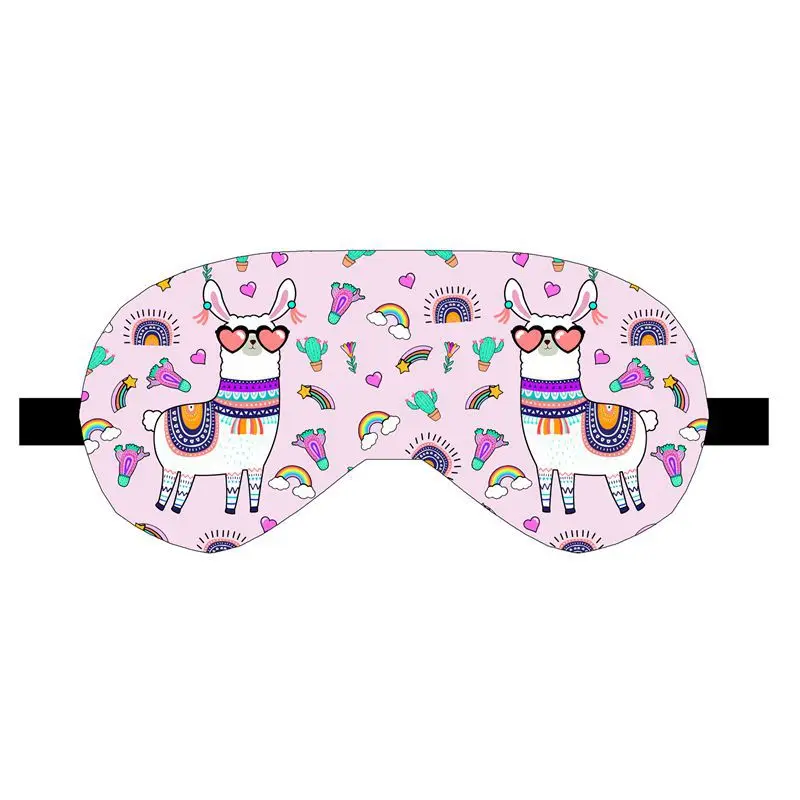 

Zohra2019 New Style 3D Digital Printing Eye Patch Shade Cold-hot Compress Animal Cartoon Alpaca Protection Eye Patch
