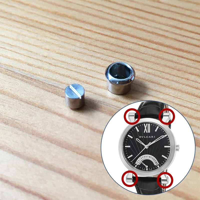 Vite In Acciaio Per Orologio Automatico Bvlgari Sotirio Bulgari 42Mm Sb42