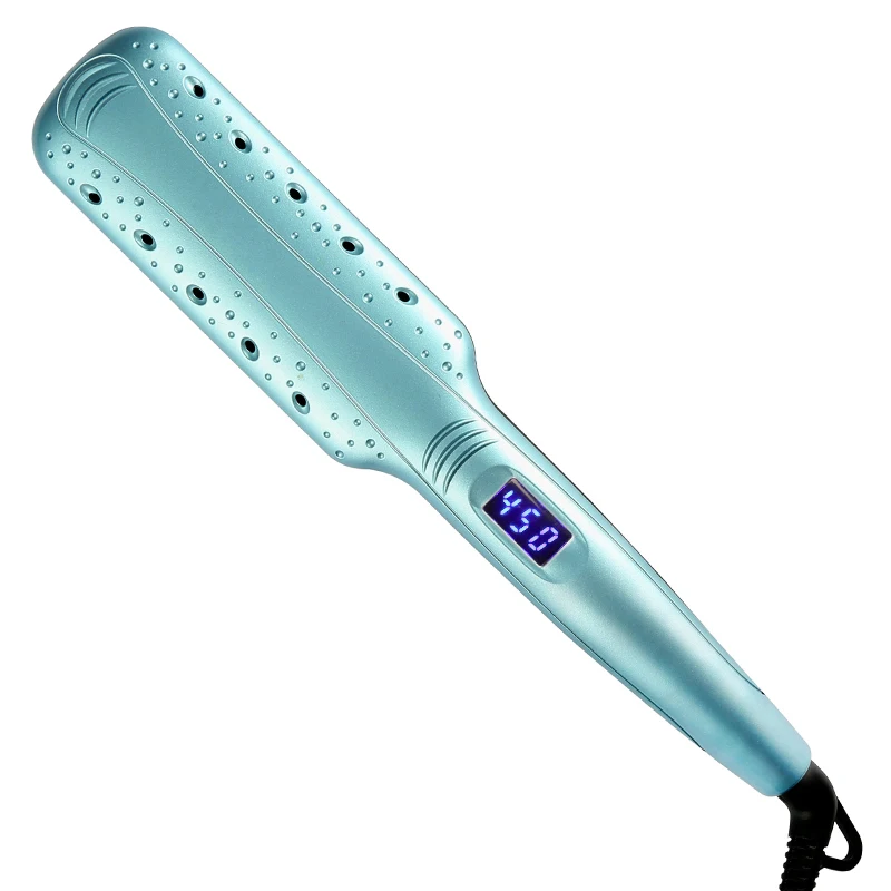 LCD Display Ceramic Hair Straightener Professional Flat Iron Infrared Heat Plate Styling Tool straightening Care | Красота и здоровье