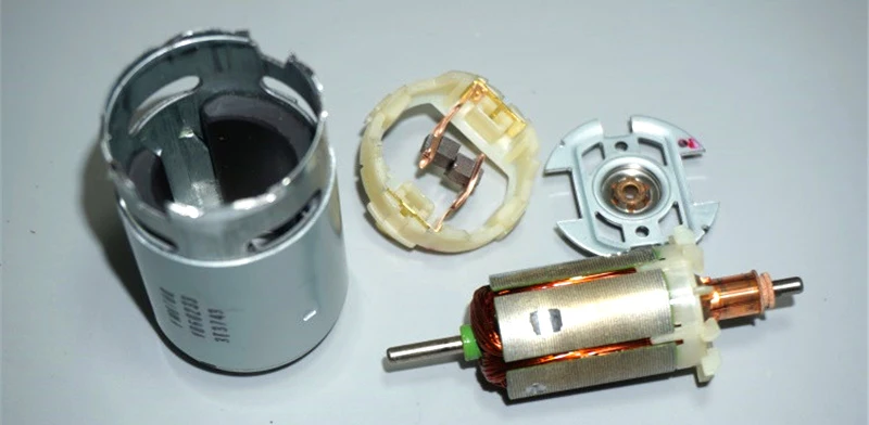 New dechang 555 Medium High Speed High Torque Motor 7300rpm 14700rpm 12-24V DIY Grinding and Cutting Electric Tool