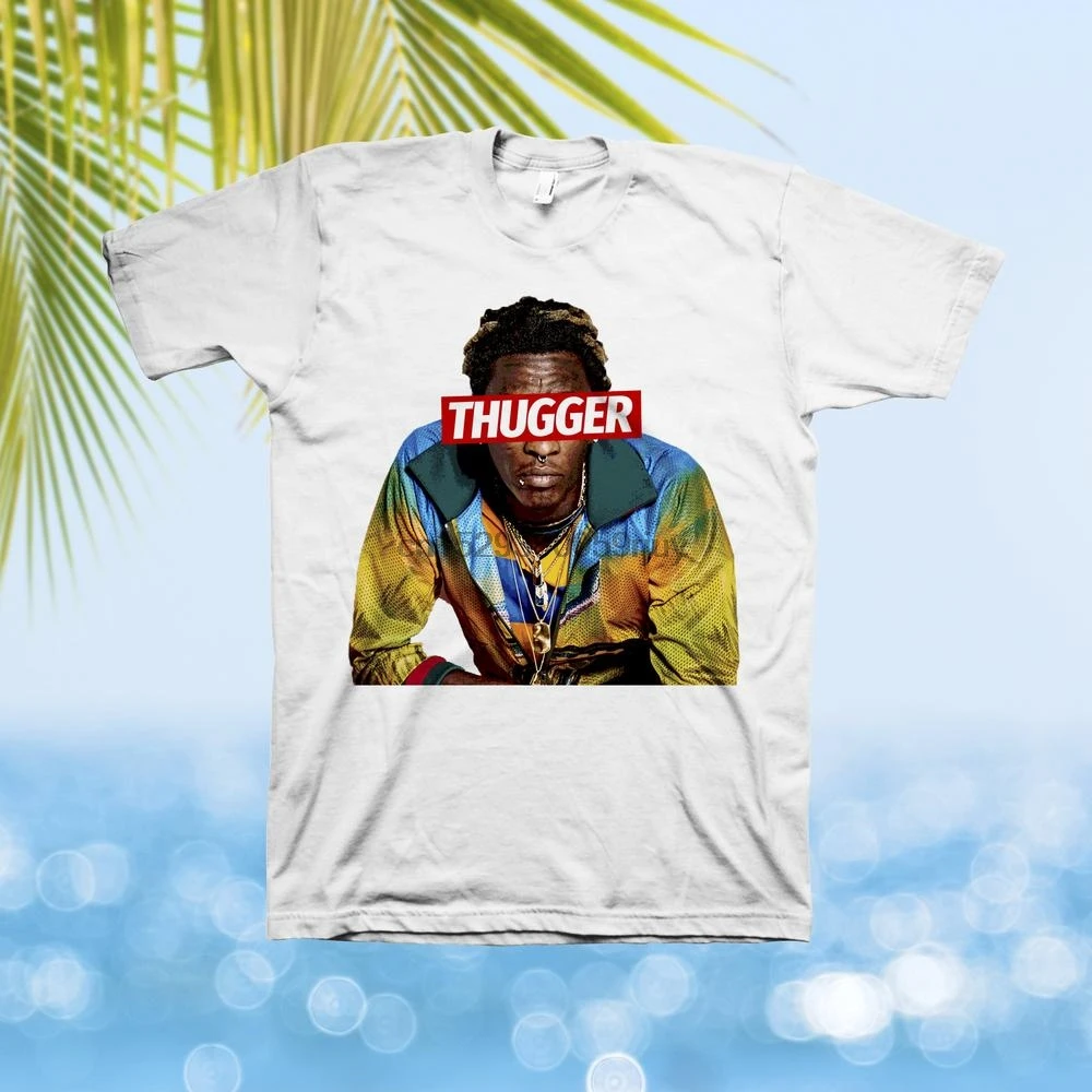 Young Thug Thugger Rap Hip Hop T Shirt | Мужская одежда