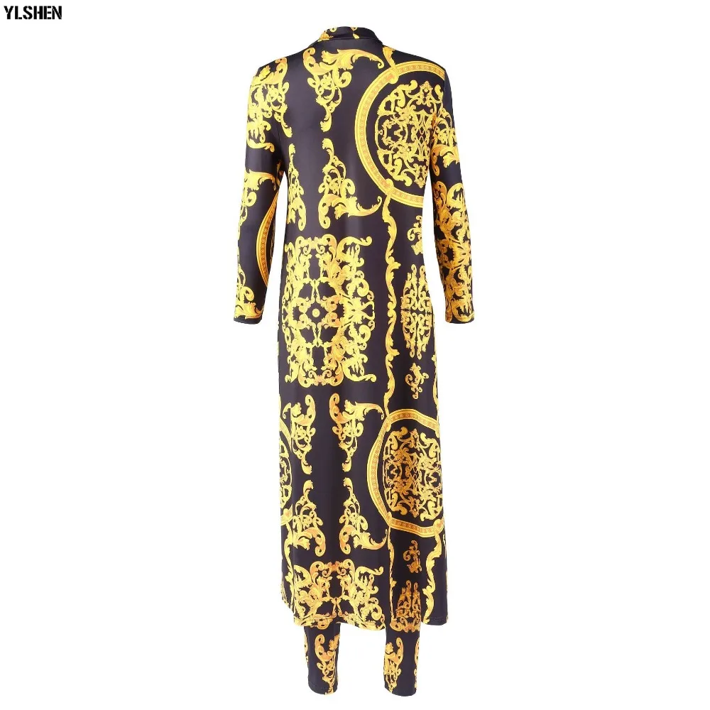 African Dresses for Women Dashiki Plus Size Two Piece Set Print Clothes Ankara Long Dress Suit Bazin Robe Africaine Femme 2019 03