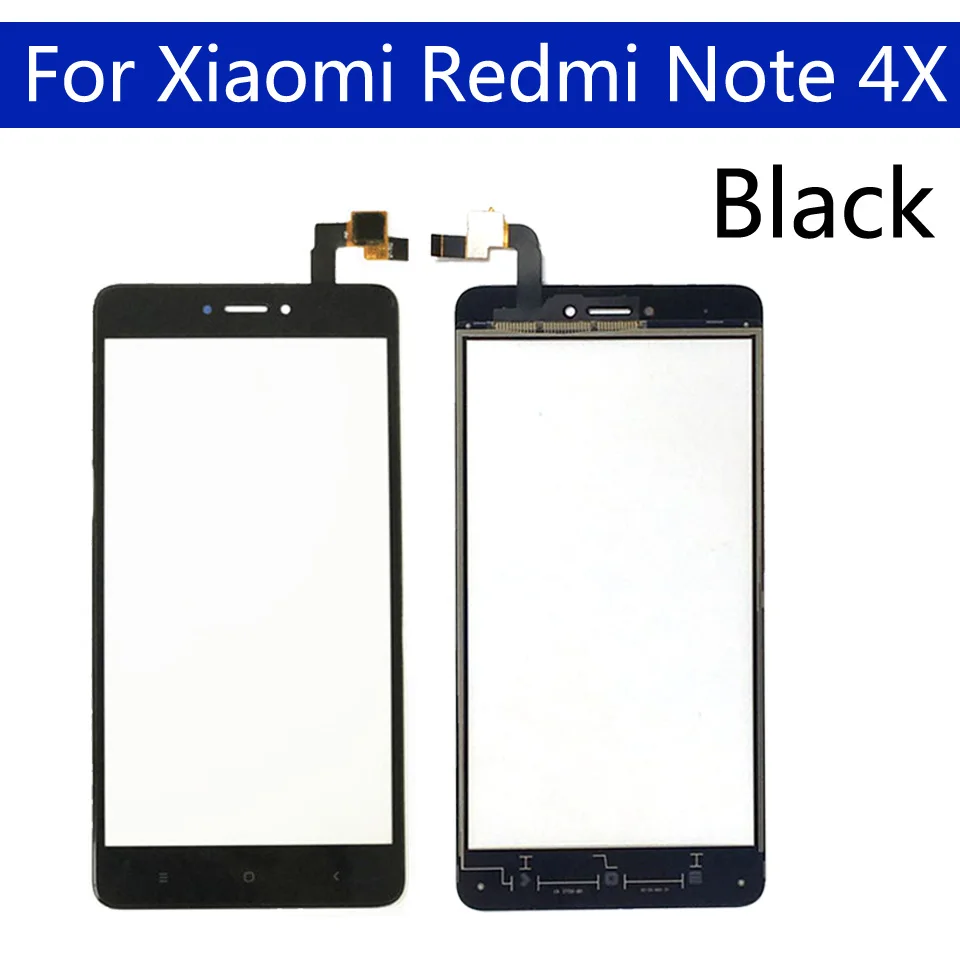 5," для Xiaomi Redmi Note 4x сенсорный экран панель сенсорный ЖК-дисплей стеклянная линза Панель сенсорный экран дигитайзер для Redmi Note4X