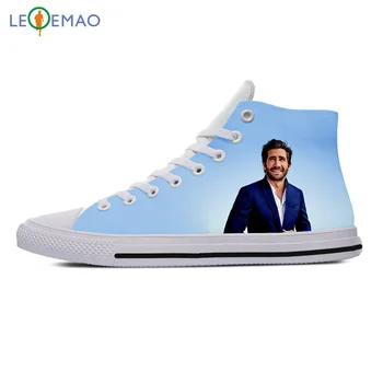 

Custom Spring Autumn Canvas Shoes Jake Gyllenhaal High Quality Handiness Flats Men's Casual Shoes Comfortable Big Off White