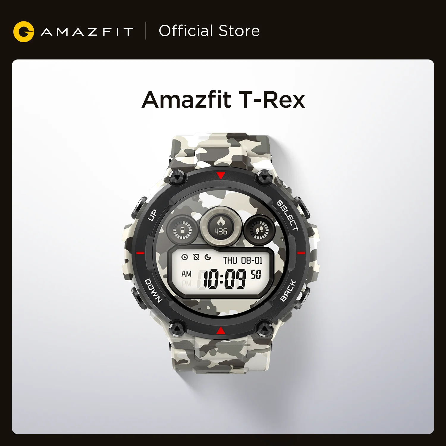 Новинка 2020 CES Amazfit T rex умные часы AMOLED дисплей Смарт GPS/ГЛОНАСС 20 дней батарея для iOS