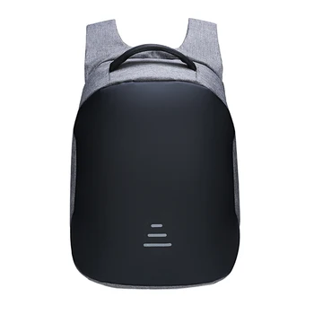 

Men Large Capacity Travel Zipper Closure Reflective Strap Laptop Backpack Waterproof USB Charging Port Multi Pockets Anti Theft