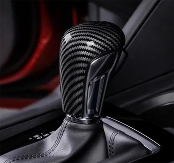 

For 2019 2020 Mazda 3 Axela ABS Car Gear Shift Knob Head Cover Trim Interior Molding Frame Decoration Car-Styling Accessories