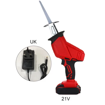 

UK/US/EU/AU Plug 21V 3500mAh Rechargeable Li-ion Battery Electric Reciprocating Saw With Battery Tools For Cutting Woods