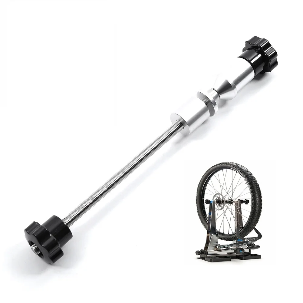 80/5000 250mm-Bike колеса ремонт Центровочный стенд на платформе со шнуровкой механический инструмент Вал адаптер