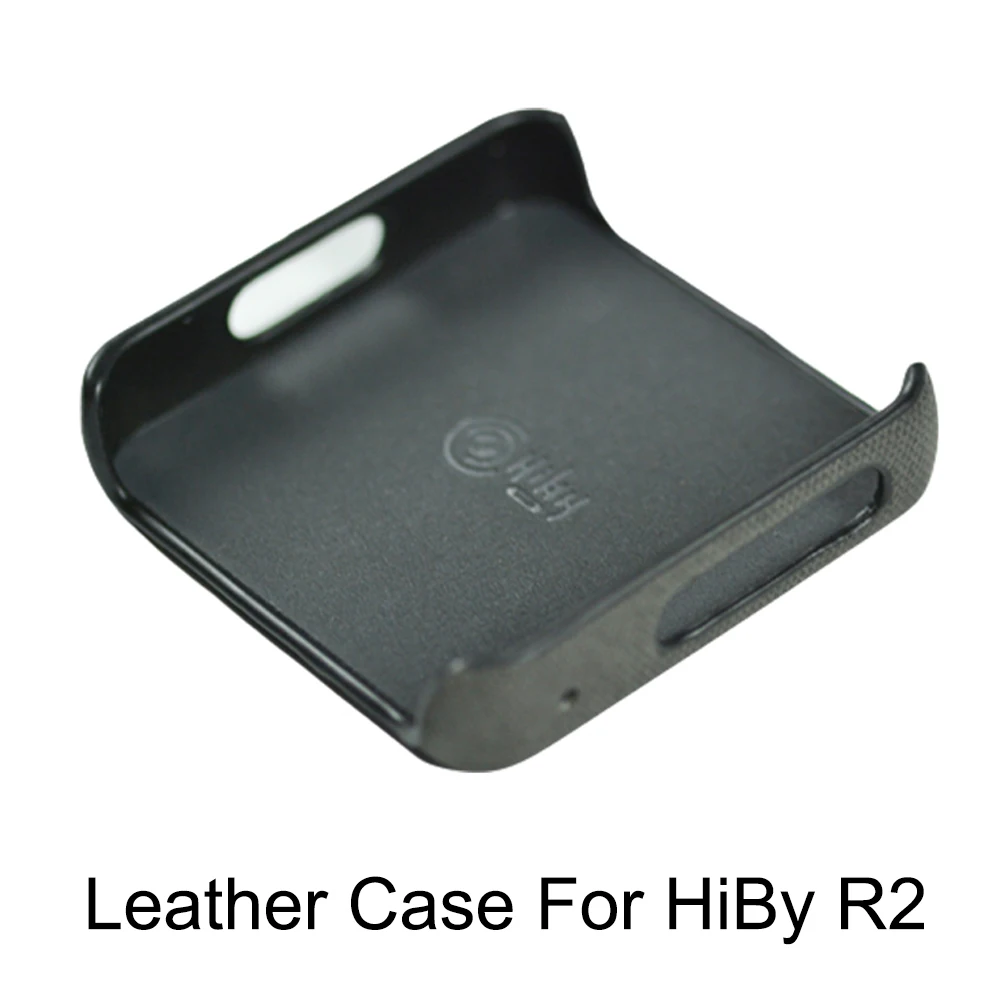 Half Leather Case For HiBy R2 Music Player MP3 (Black)