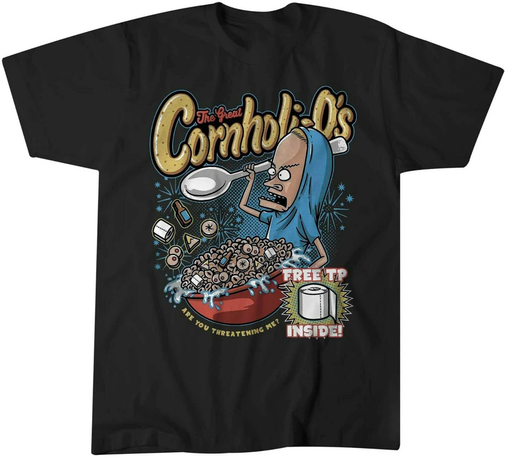 Beavis и Butt-Head The Great Cornholio Tv забавная футболка мужская детская 0845 Harajuku | Мужская