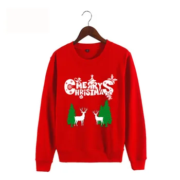 

Cute Merry Christmas Letter Print Women Kpop Hoodies Cute Christmas Trees Elk Graphic Sweatshirt Harajuku Ladies Oversized Hoody