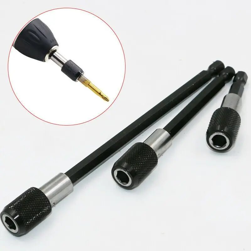 1/4” Hex Shank Quick Release Electric Drill Magnetic Screwdriver Bit Holder Tool 1/4” Hex Shank Quick Release Electric Drill Magnetic Screwdriver Bit Holder Tool