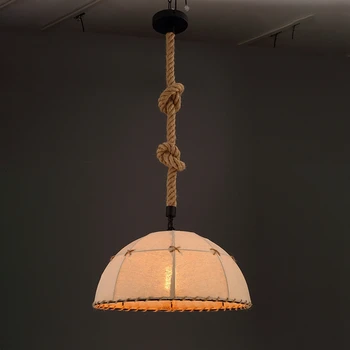 

Vintage Twine Chandelier Retro Industrial Retro Lamp Base Attic Lamp Bedroom Restaurant Cafe Bar Chandelier