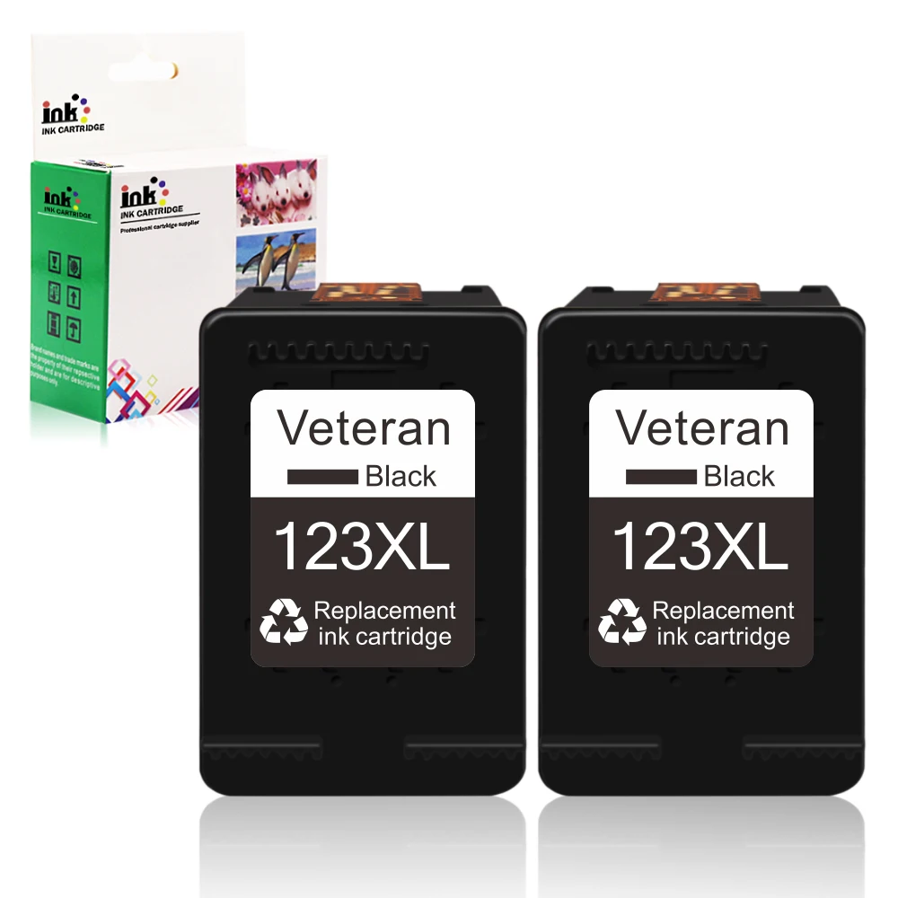 Чернильный картридж Veteran 123XL для hp 123 hp123 xl Deskjet 1110 2130 2132 2133 3630 3632 5220 5230 5010 5020 |