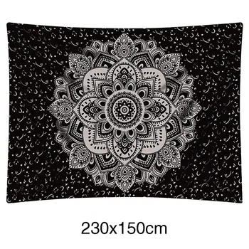 

Office Mandala Background Photo Show Living Room Hotel Floral Craft Wall Mounted Hanging Tapestry Home Decoration Digit Printed