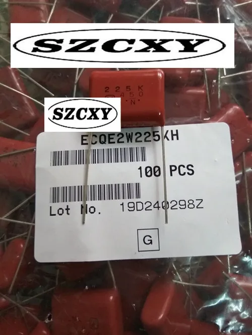 Бесплатная доставка 100 шт. ECQE2W225KH 225J K 2 мкФ 450V 0 P22.5MM | Электроника
