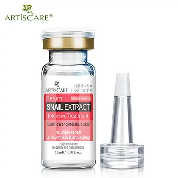 

ARTISCARE 100% Snail Serum Whitening Moisturizing Skin Care Anti wrinkle Aging Essence for Oil Control Shrink pores Repair Serum