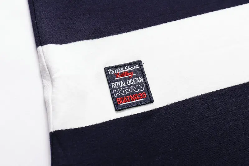 Аэронавтика зима Акула Slim Fit с длинным рукавом Поло рубашка Ralp Eden Мужская парка Повседневная Акула мужские рубашки поло